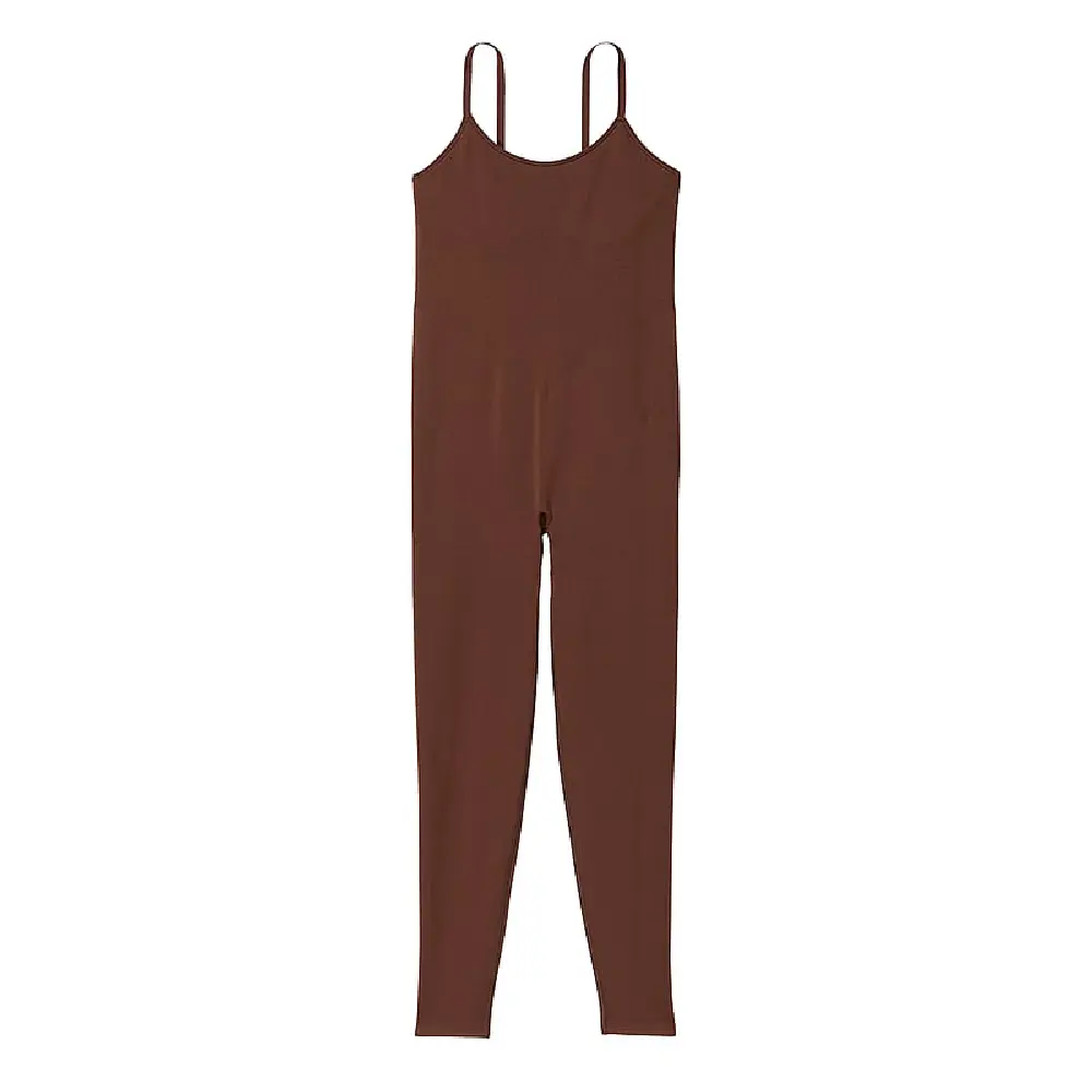 

Комбинезон Victoria's Secret Pink Seamless Workout Onesie, коричневый