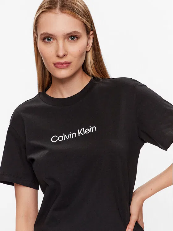 Футболка regular fit Hero Logo Calvin Klein, черный — фото 4