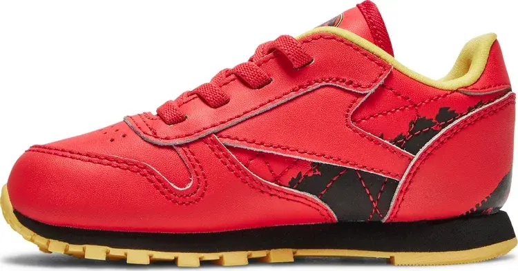 Кроссовки Reebok Jurassic Park X Classic Leather Toddler Ian Malcolm, красный — фото 4