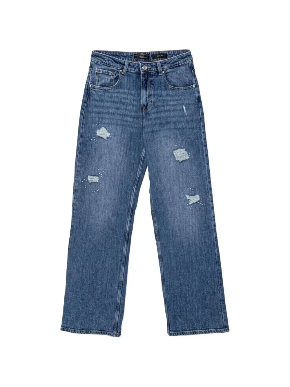 Джинсы с пертостями Guess Kids, синий