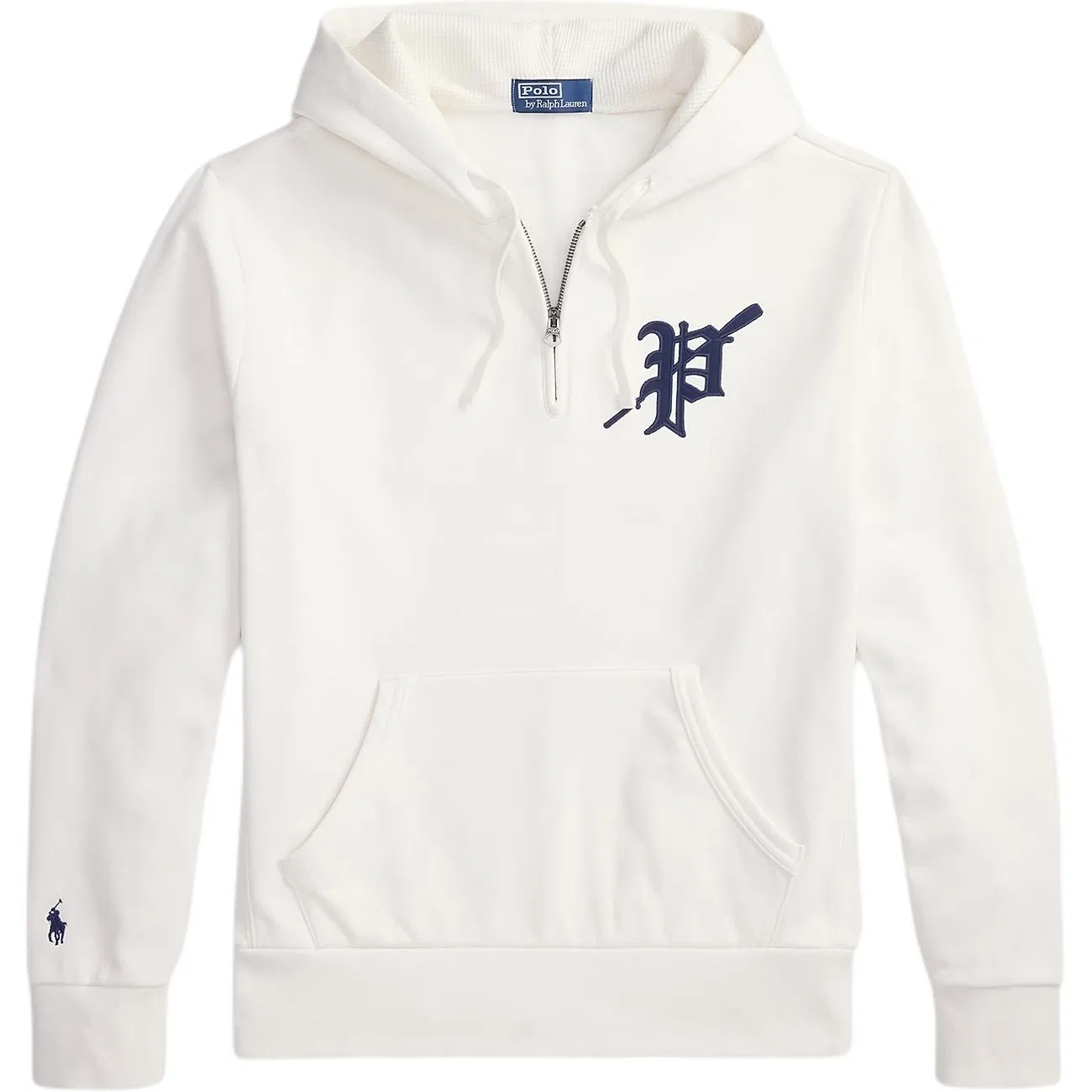 Мужской худи с вышитым логотипом Polo Ralph Lauren, White