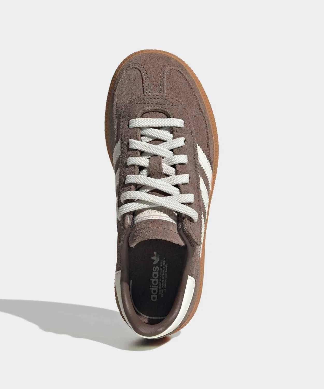 Детские кроссовки с эластичными шнурками Handball Spezial Comfort Closure Elastic Lace Adidas, Brown — фото 2