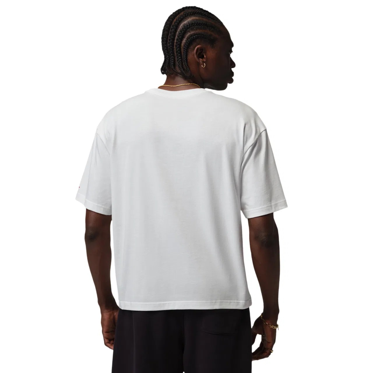 Футболка мужская с графическим принтом Flight Essential Boxy Jordan, цвет White/Red — фото 2