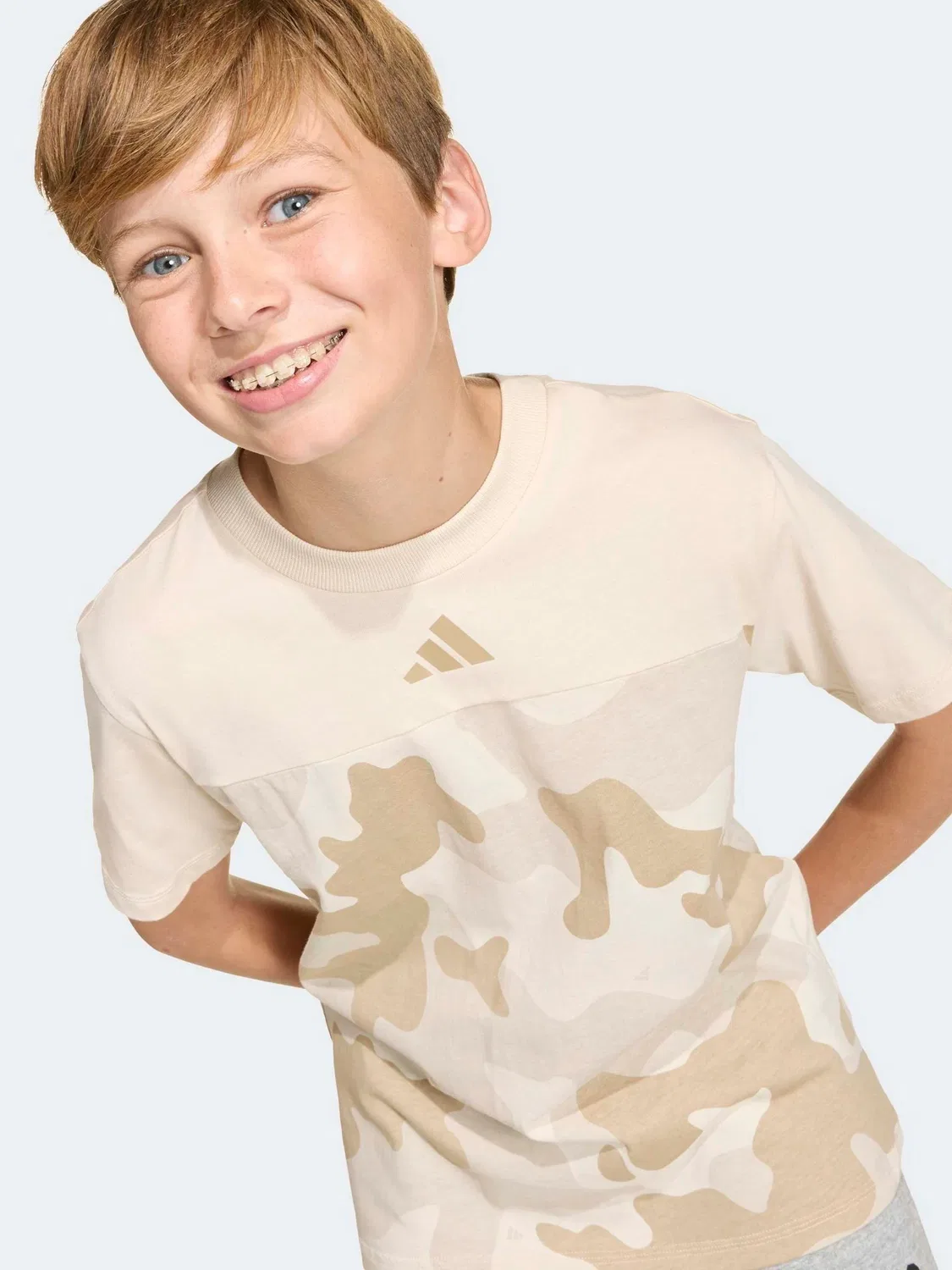 Футболка с камуфляжным принтом, Neutral Essentials adidas, Нейтральный — фото 4