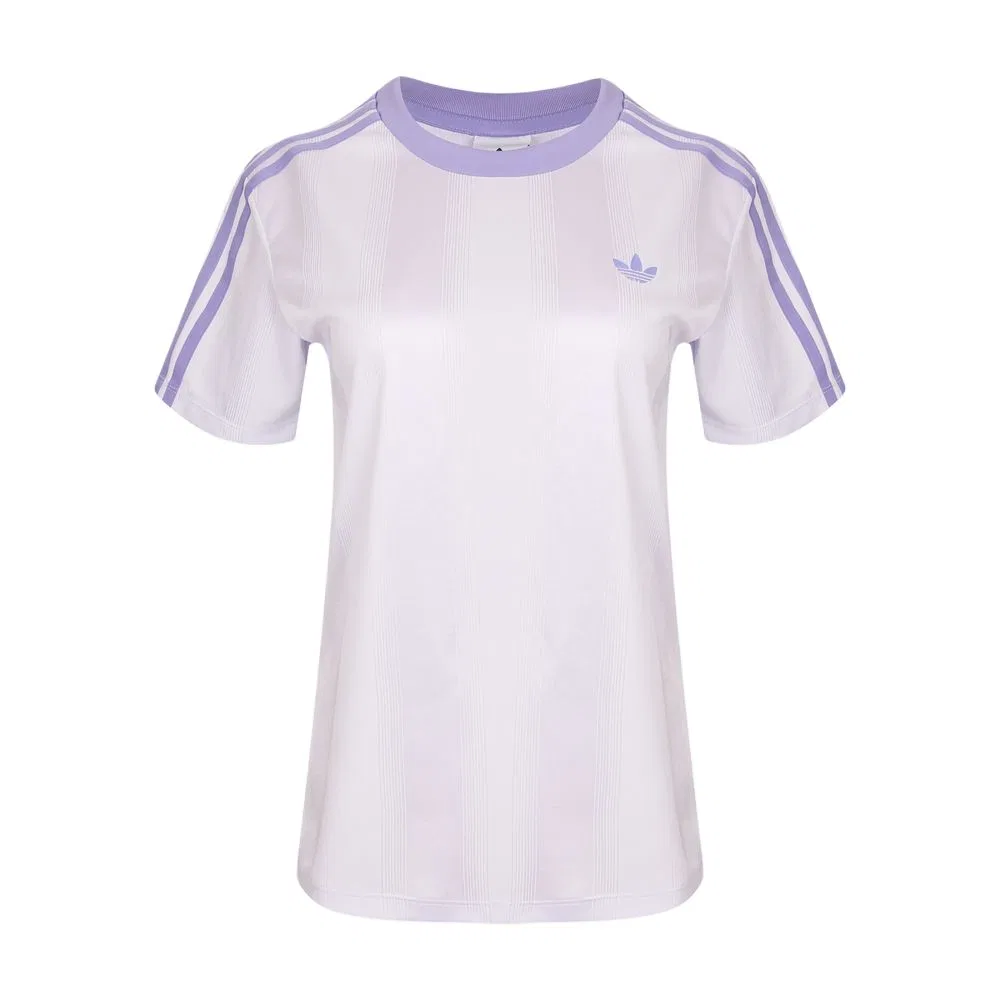 Женская футболка с круглым вырезом Light Taro White Adidas Originals, Светло-Таро Белый