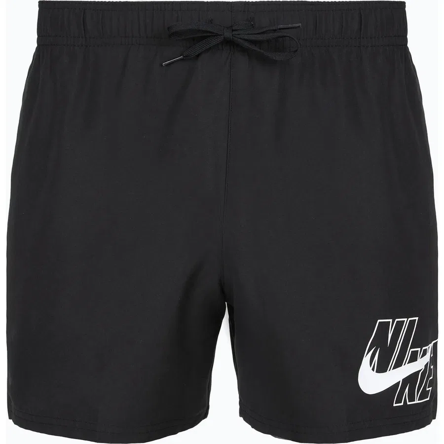 Шорты спортивные с принтом Swim Breaker NESSG574 Swim Logo 5" Volley Nike, Черный