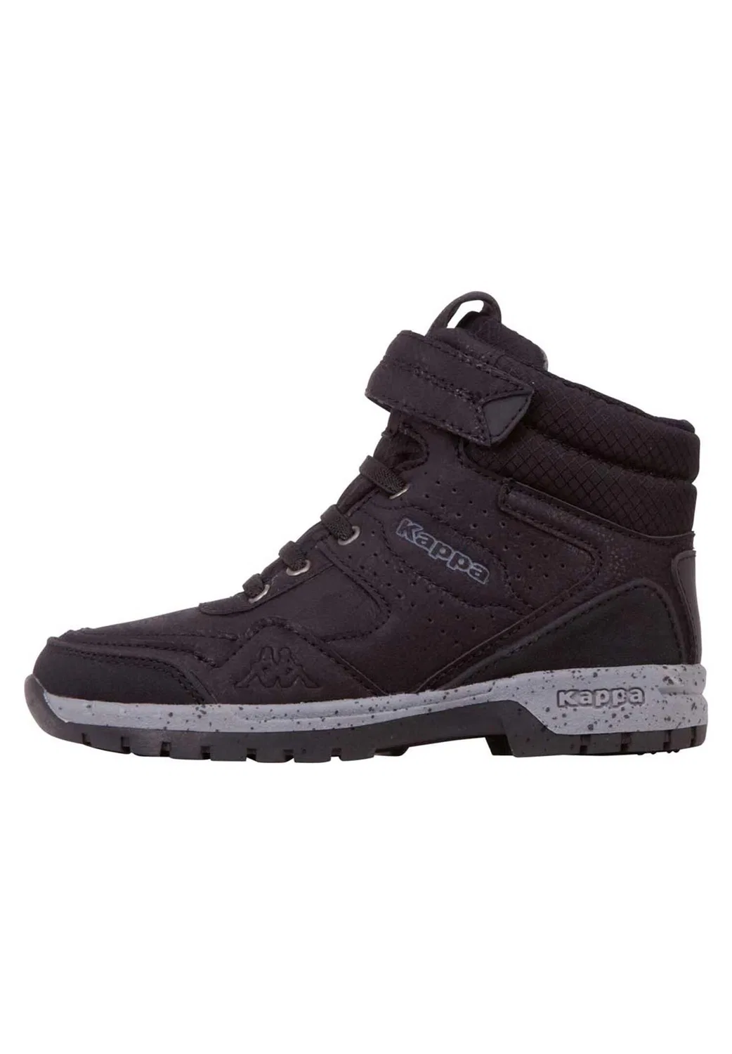 Детские полуботинки с высоким берцем Kappa Unisex Kinder Sneaker High Top Stylecode 260732K 1116, Schwarz Grau