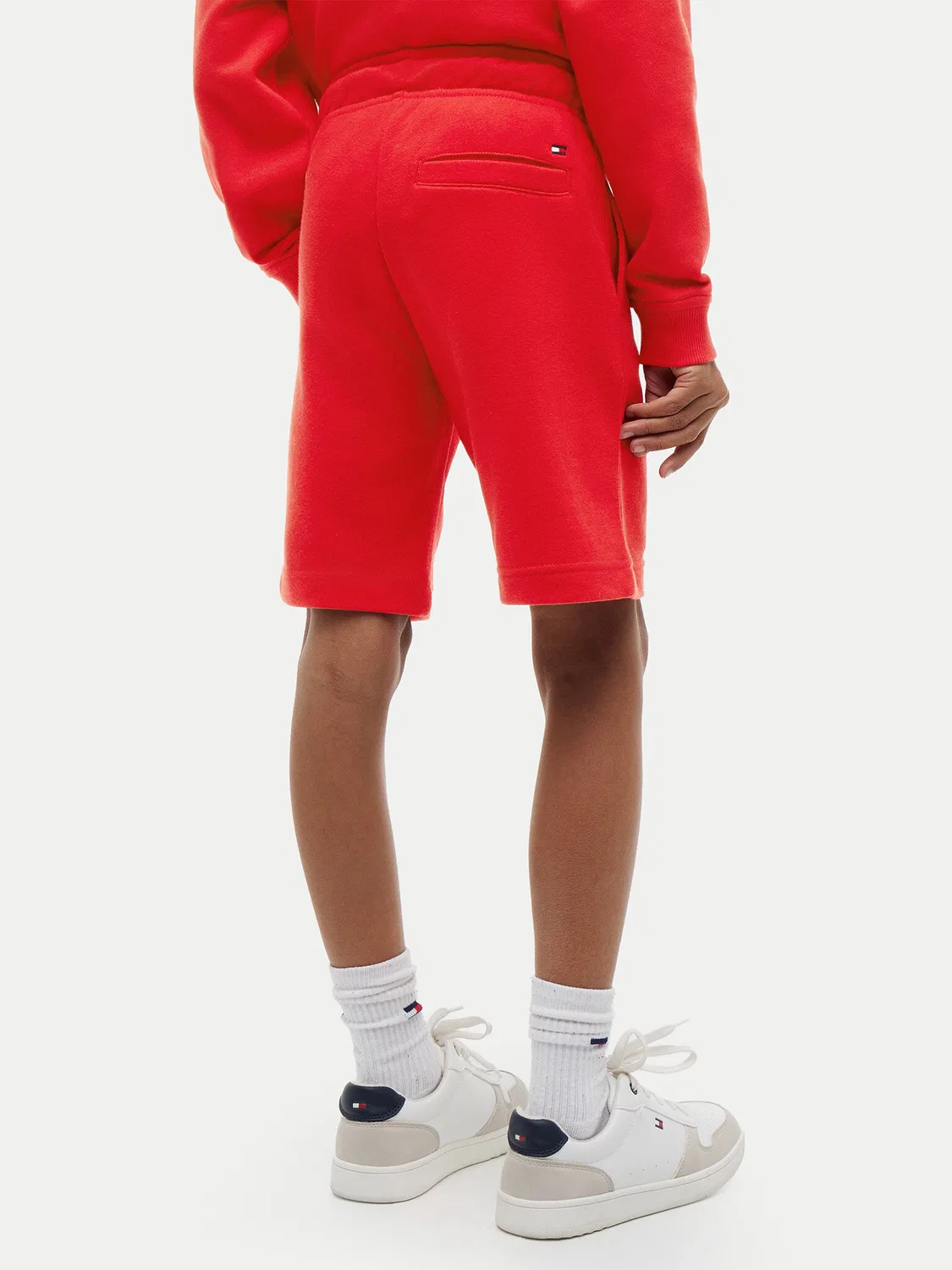 Спортивные шорты стандартного кроя для мальчика Tommy Hilfiger, светло-красный — фото 3