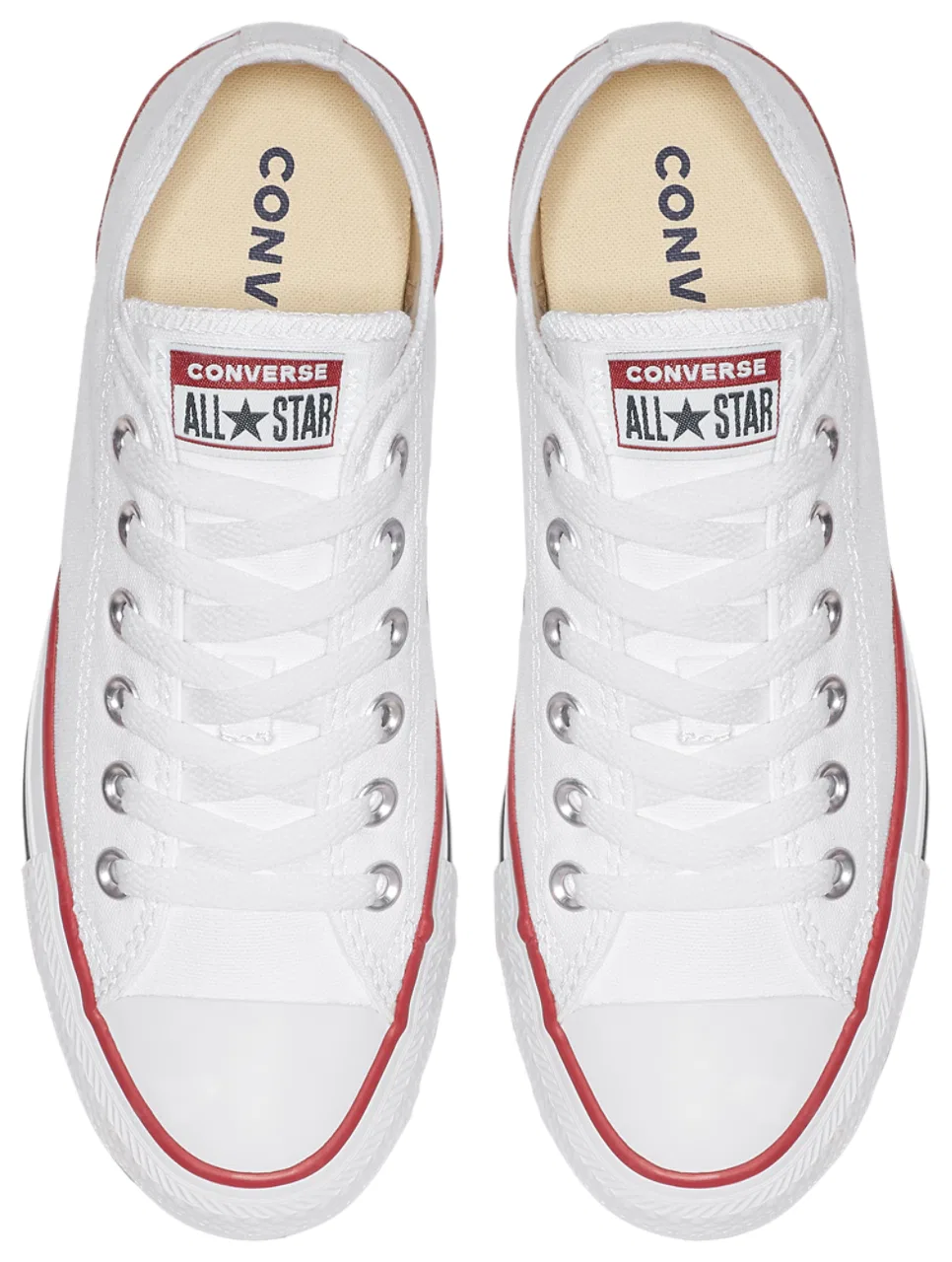 Кроссовки для мальчиков All Star Low Top Converse, цвет Optical White/Navy — фото 4