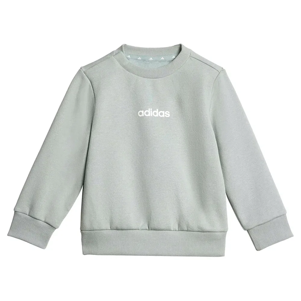 Комплект штанов из флиса Adidas Essentials Joggers Adidas, зеленый — фото 2