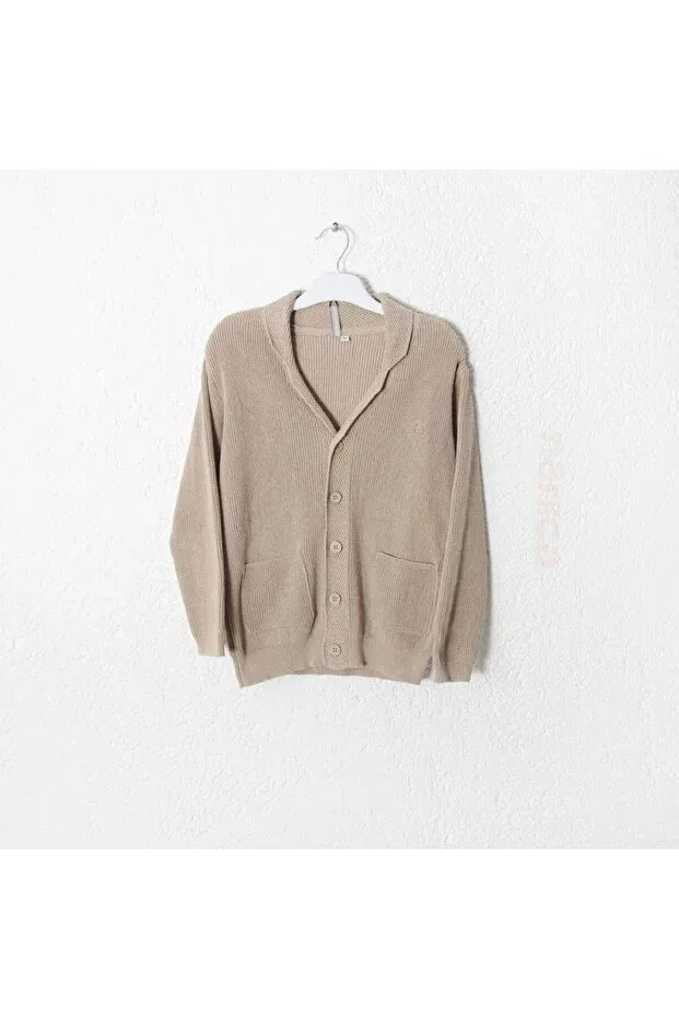Детский кардиган для мальчиков с длинным рукавом Nanica, Beige