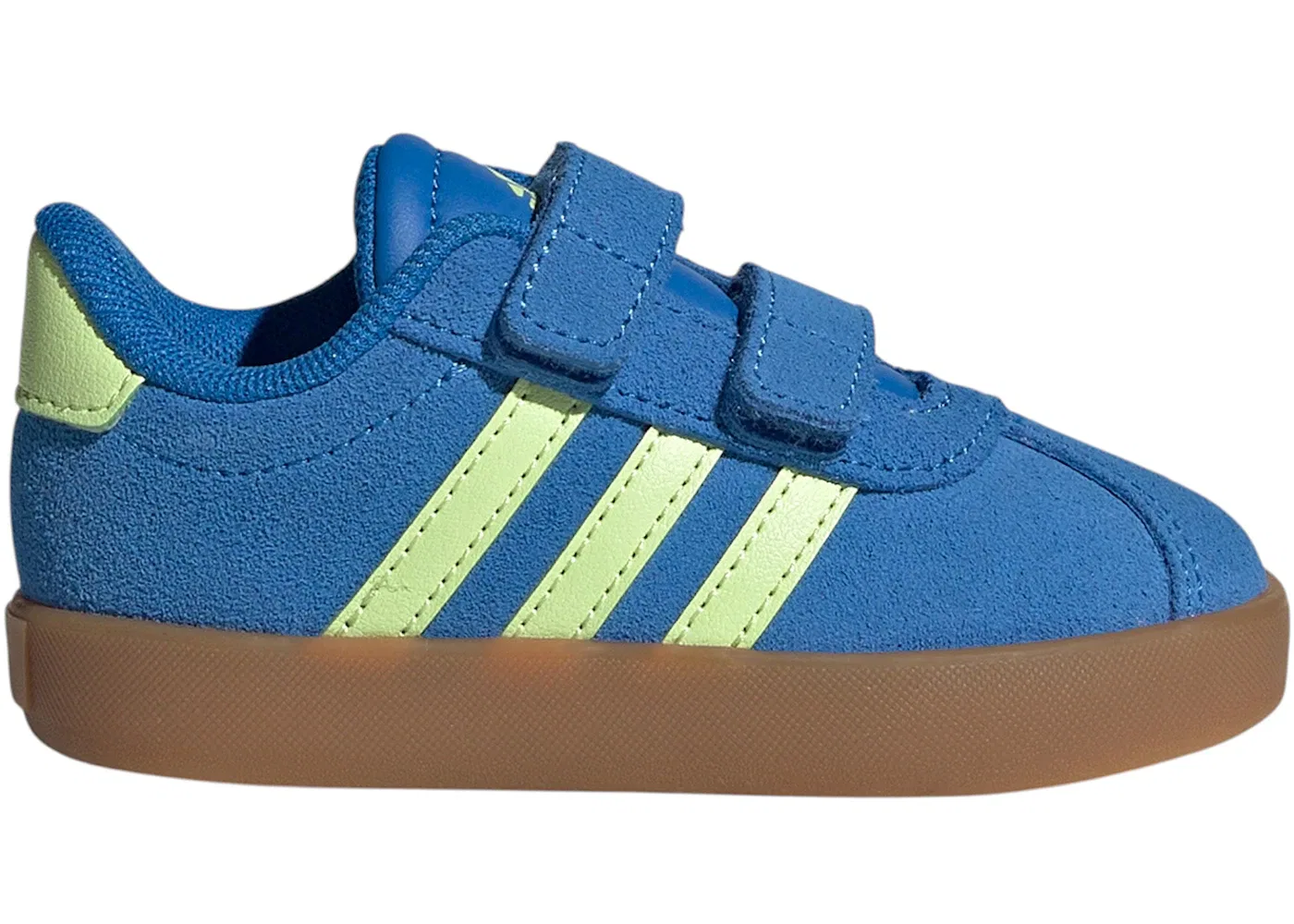 Детские кроссовки Lifestyle Adidas VL Court 3.0, Bright Royal Pulse Lime Gum
