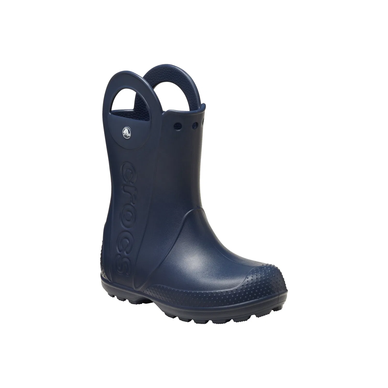 Ботинки детские с принтом Handle It Rain Crocs, синий — фото 2