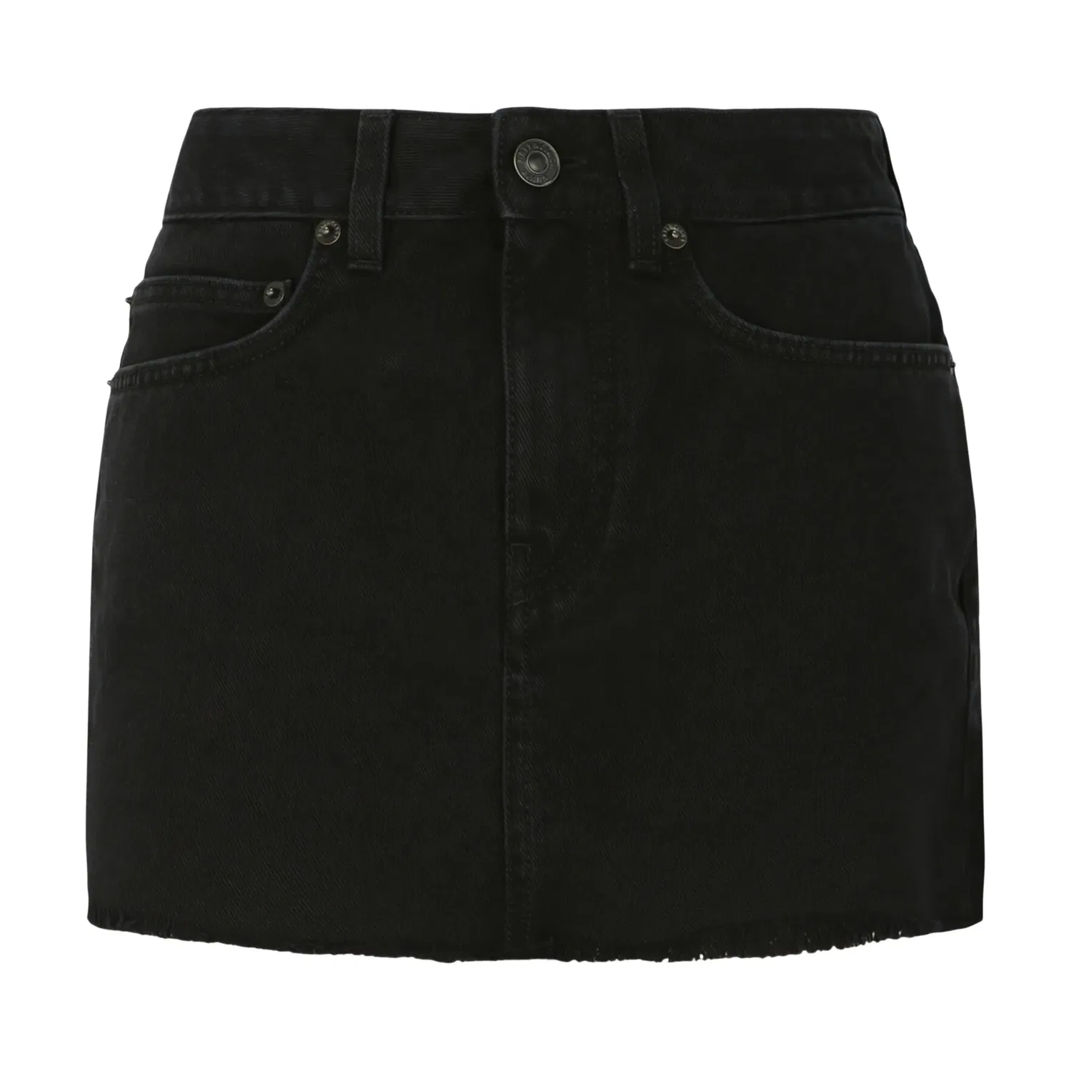Джинсы Raw-Cut Denim Mini Skirt Balenciaga, Peach Pitch Black