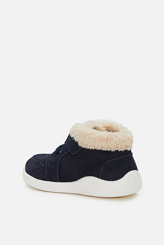 Детская обувь с меховым воротником Basics Vicco, Navy Blue — фото 3