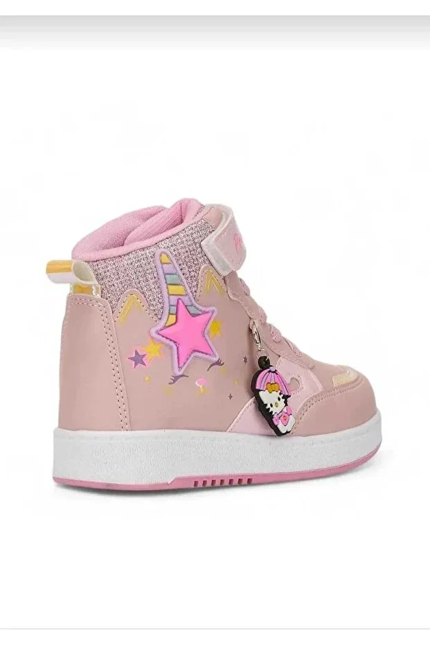Детские ботинки для девочек с принтом Prokids, Pink — фото 2
