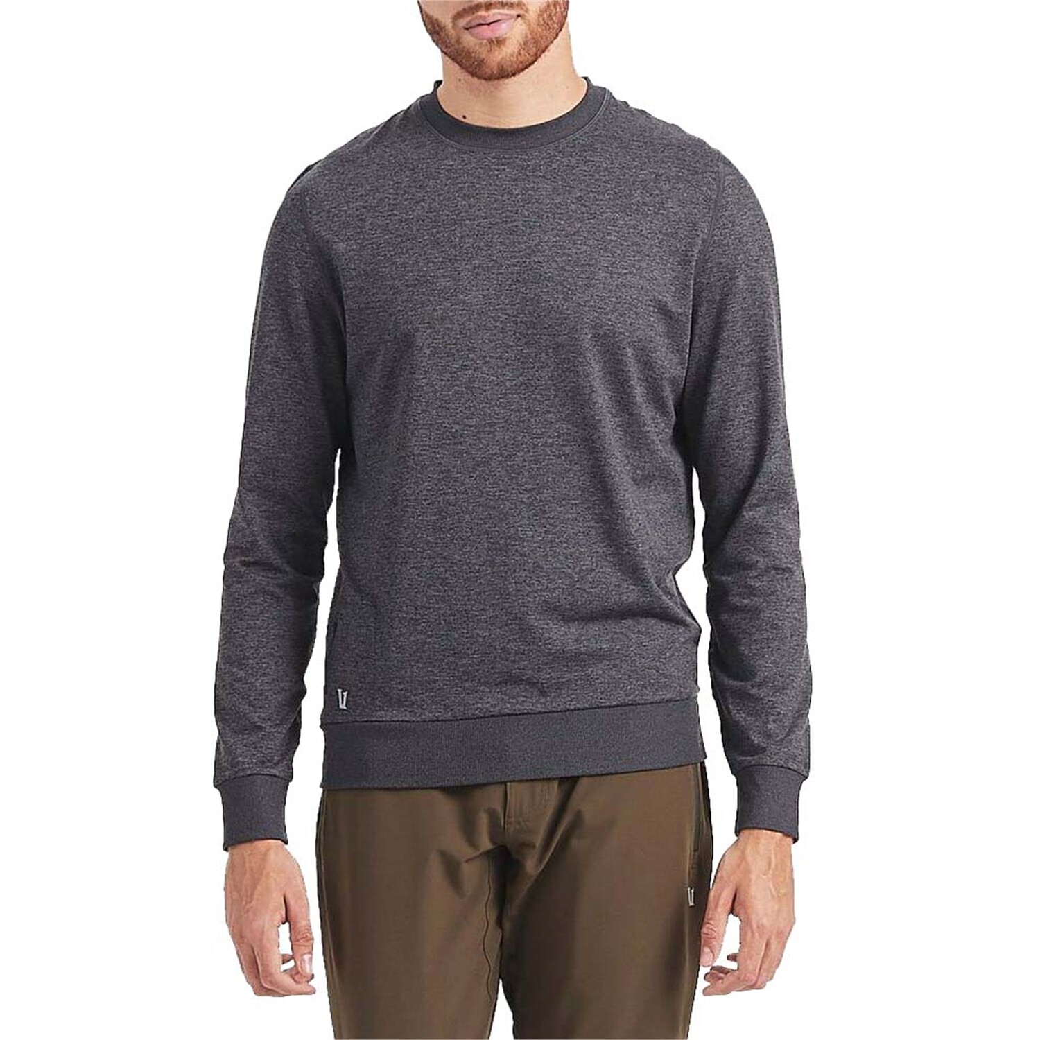 

Толстовка с круглым вырезом Vuori Ponto Performance, charcoal heather
