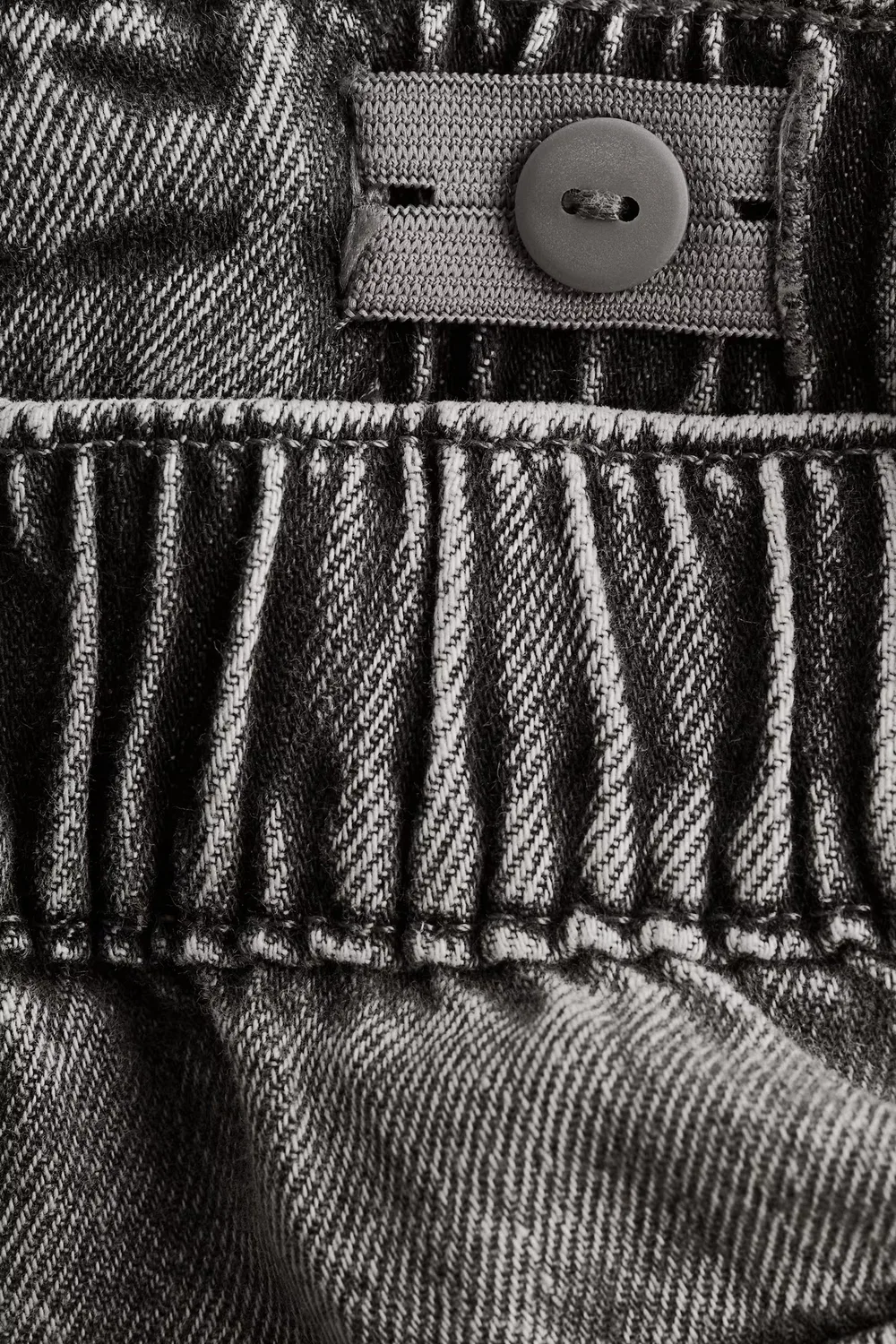 Джинсовые спортивные штаны из хлопка H&M, Denimgrau — фото 2