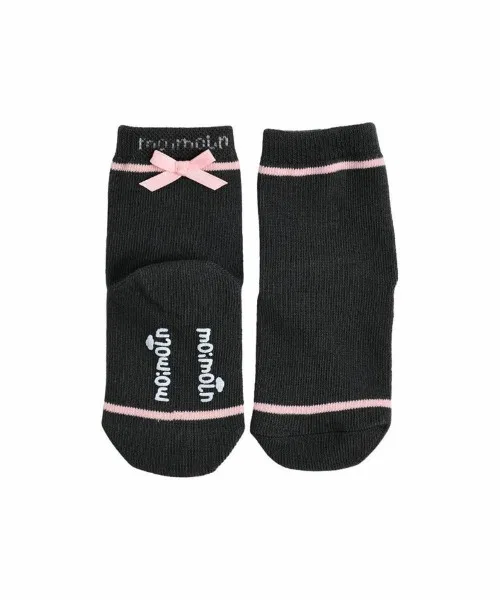 Детские носки с бантом Rosette moimoln, Charcoal Grey