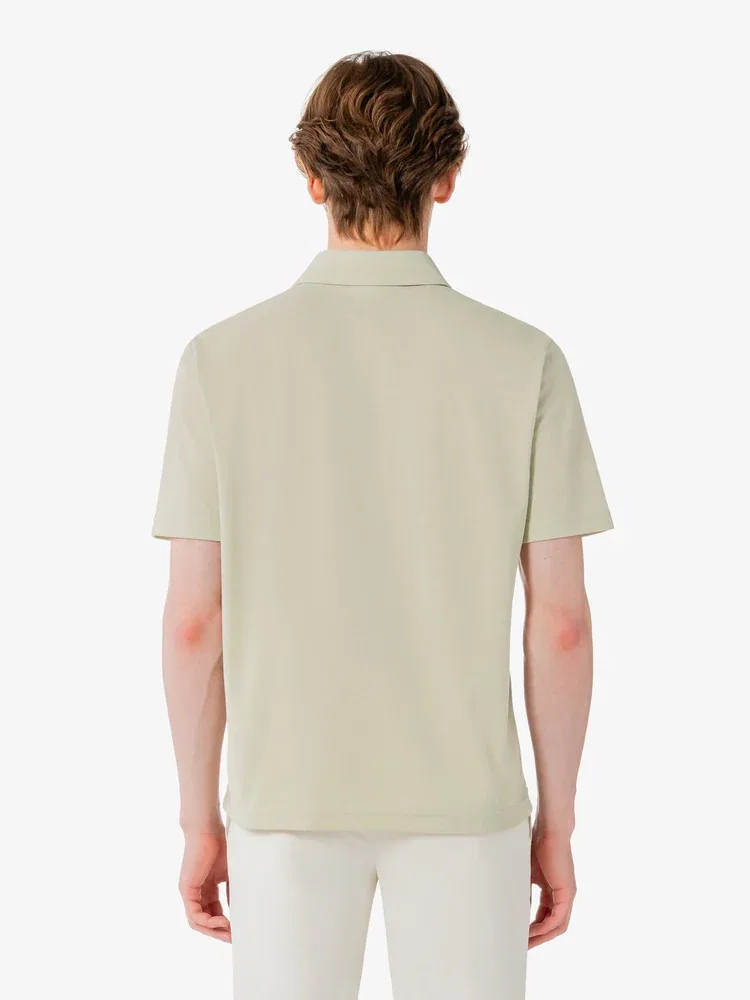 Футболка поло с коротким рукавом, 3-пуговичная LACOSTE, Beige — фото 3