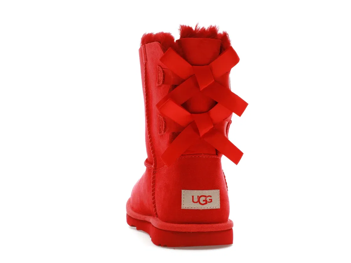 Детские ботинки UGG Bailey Bow II Boot Samba Red — фото 4