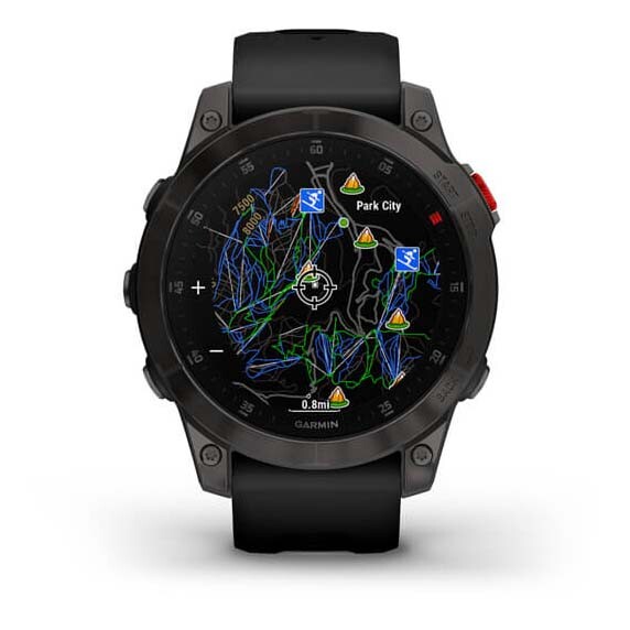 

Умные часы Garmin EPIX gen 2 Sapphire, черный
