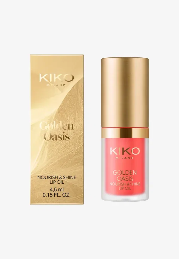 Масло для губ Golden Oasis Nourish & Shine - масло для губ 4.5 мл Kiko Milano, цвет pinch of pink — фото 2