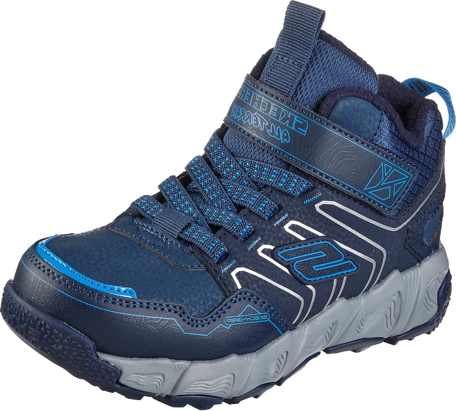 Детские кроссовки для мальчиков с липучками Skechers, Black