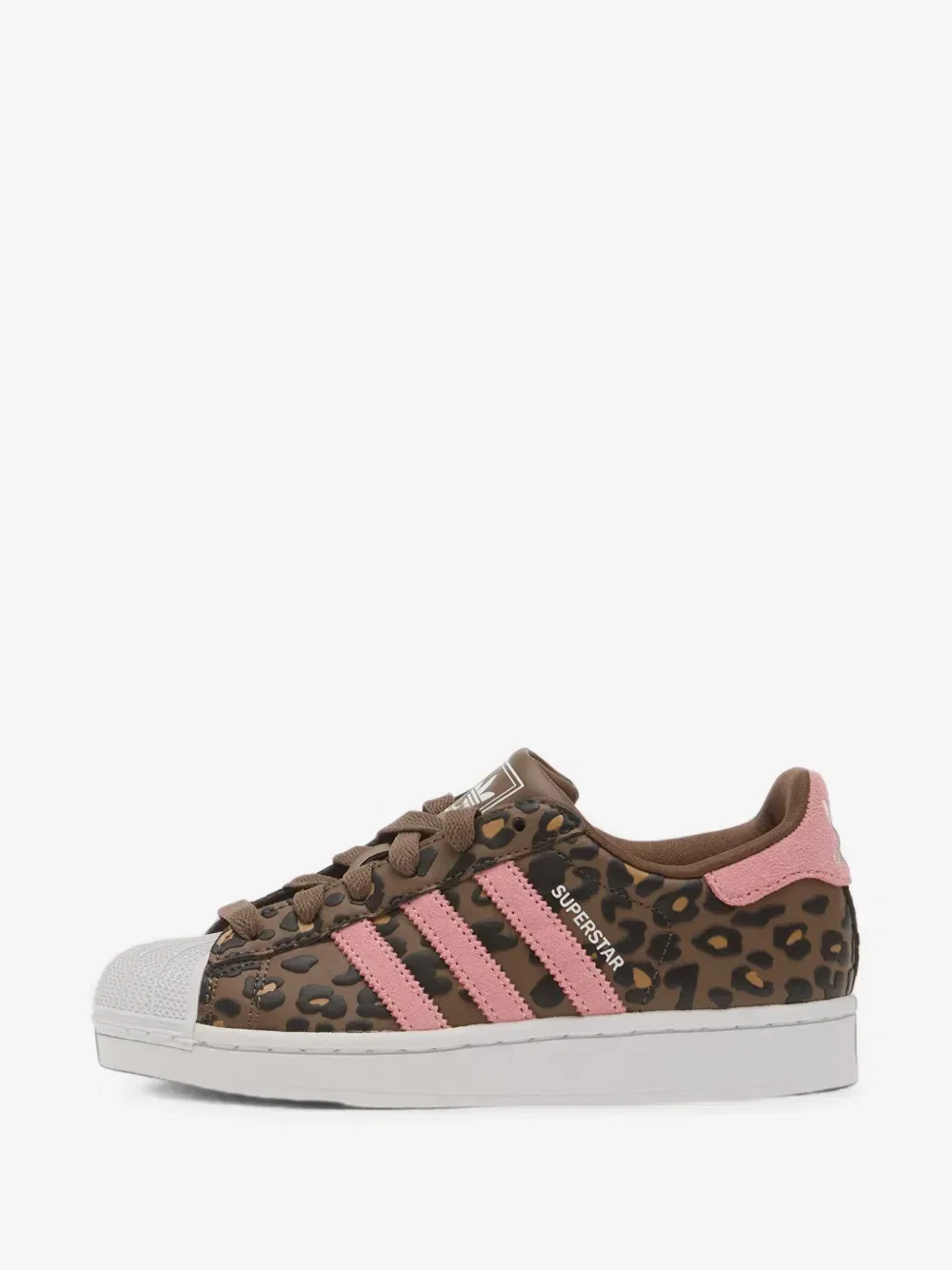 Кроссовки Superstar II с леопардовым принтом adidas Originals Kids, коричневый — фото 2