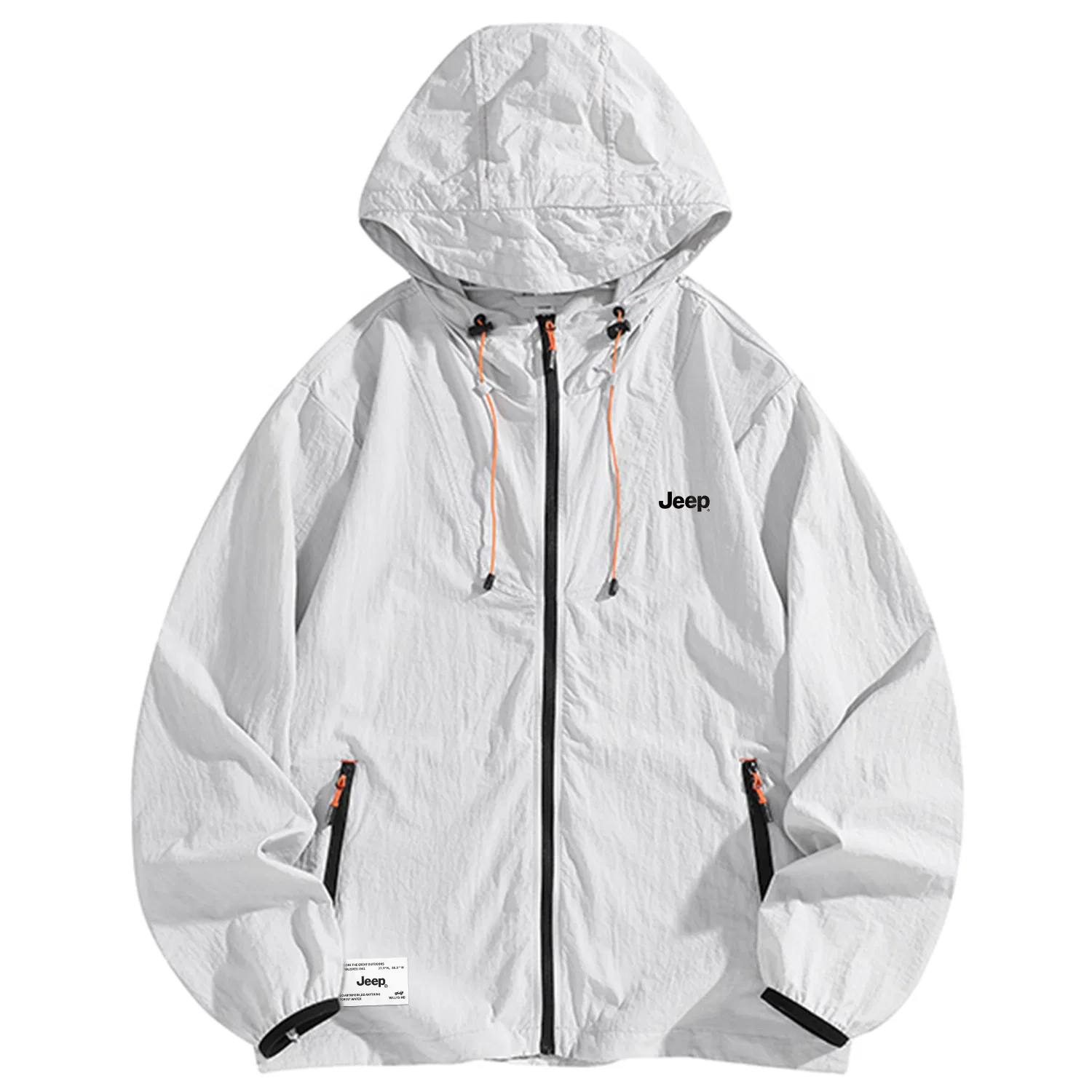 Детская ветровка с защитой от солнца Jeep Super Light UV Protection Sun Protection Clothing, Light Silver Gray