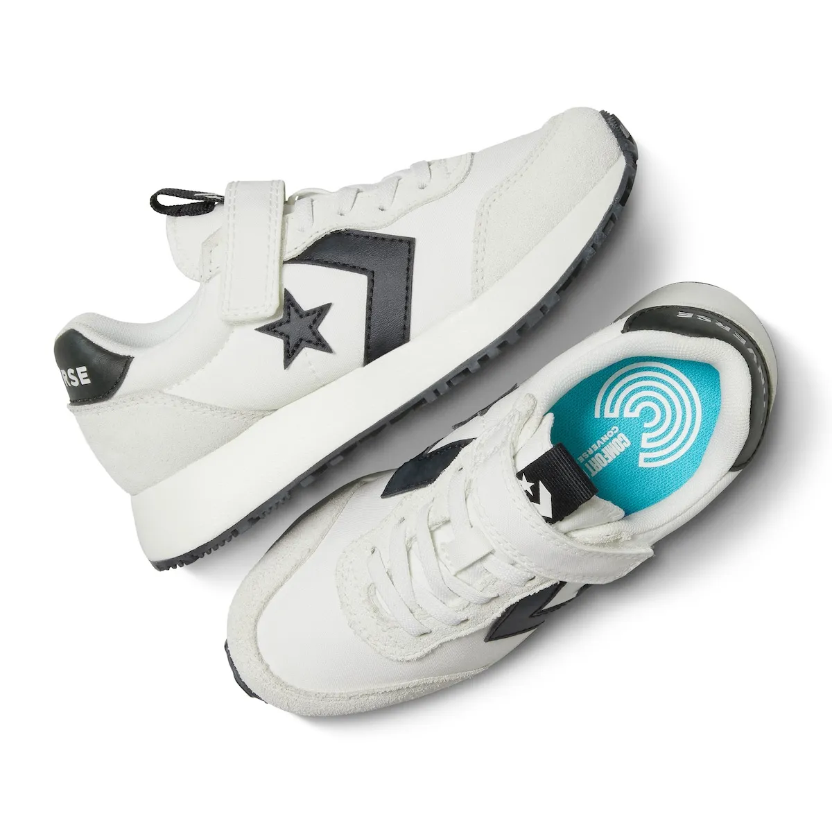 Повседневные детские кеды Omega Trainer Converse, белый/серый — фото 4