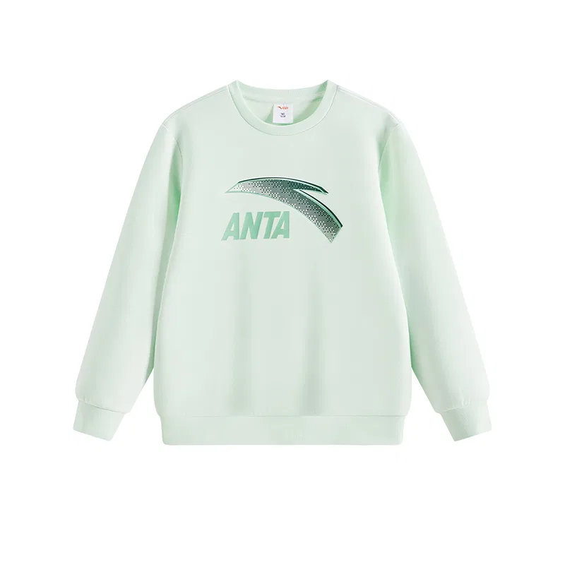 Детский свитшот с длинным рукавом Antakids, Elegant Sacred Green-5