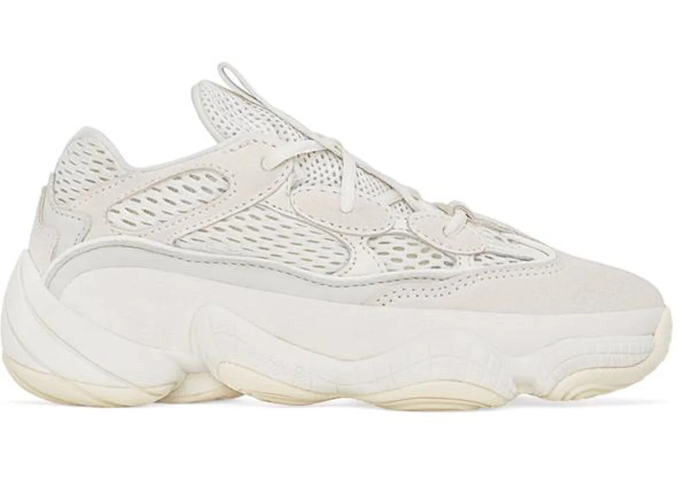 Детские кроссовки Lifestyle с амортизацией Adidas Yeezy 500, Bone White