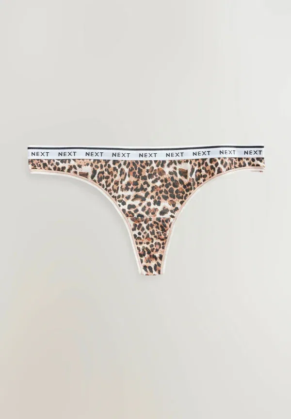 Комплект трусов 4 шт с принтом Animal print, Leopard, Next — фото 2