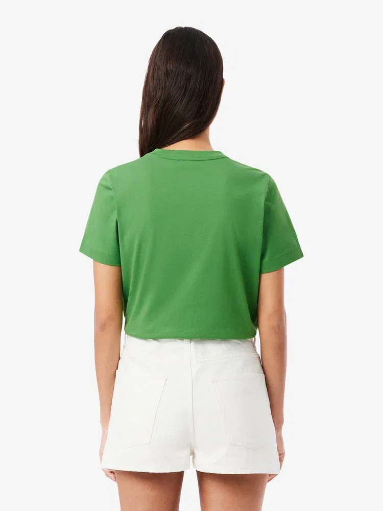 Футболка LACOSTE Soft Branding, Apple Green — фото 3