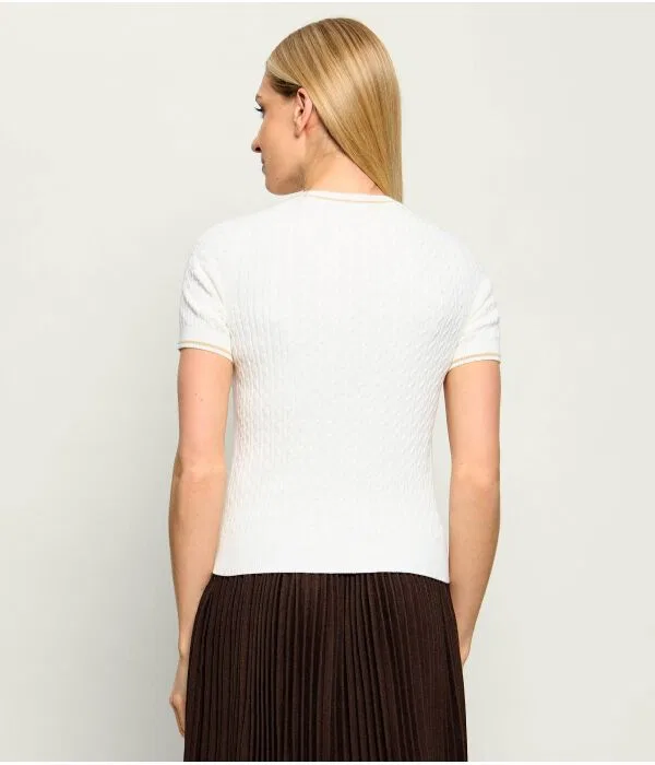 Джемпер Lacoste Slim Fit, белый — фото 3