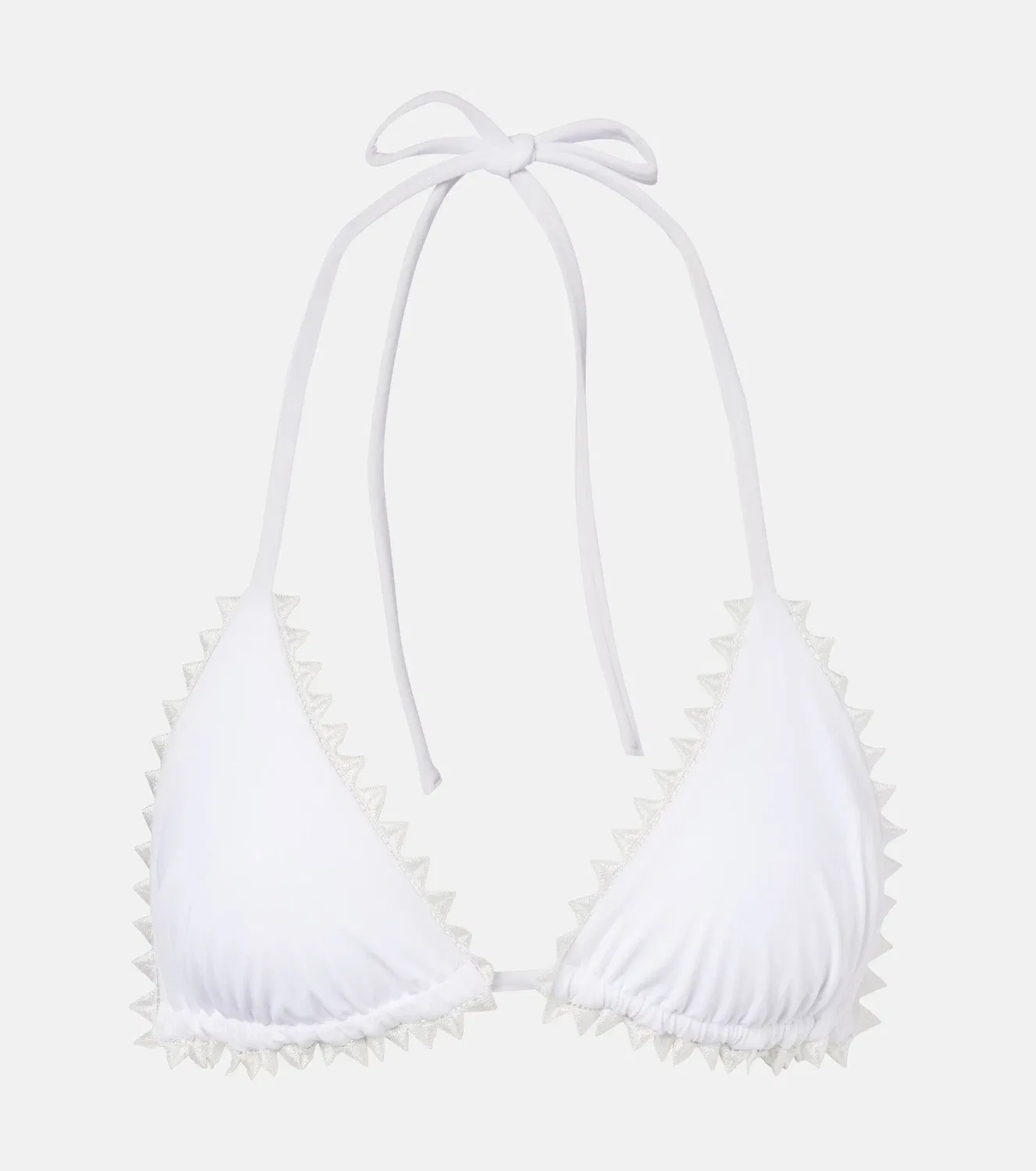 Топ-бикини с вышивкой пико Jacquemus, белый