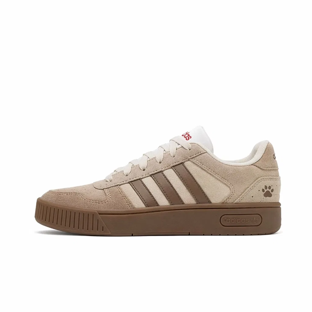 Кеды скейтбордические детские с принтом D PAD Skateboard Shoes Adidas, Black Rice Brown — фото 3