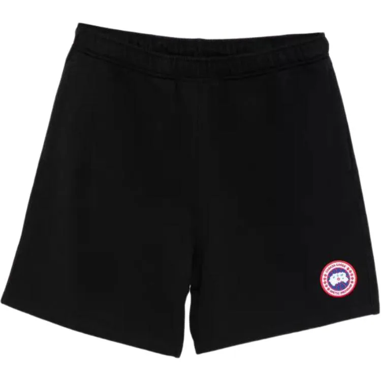 Шорты с логотипом и нашивками Canada Goose, черный