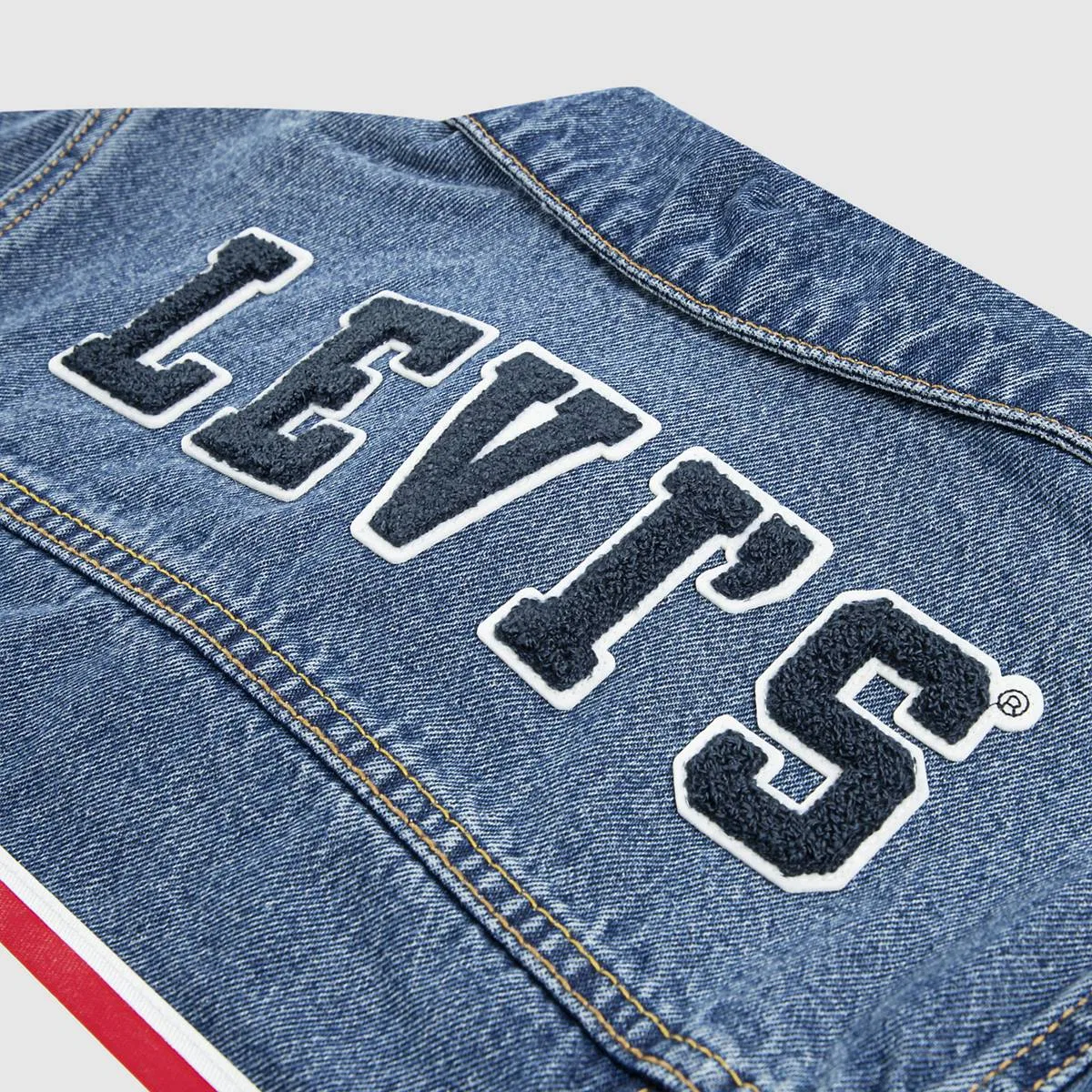 Куртка дальнобойщика с нашивками, для мальчиков 8-20 лет Levi's, Bristol - Blue — фото 3