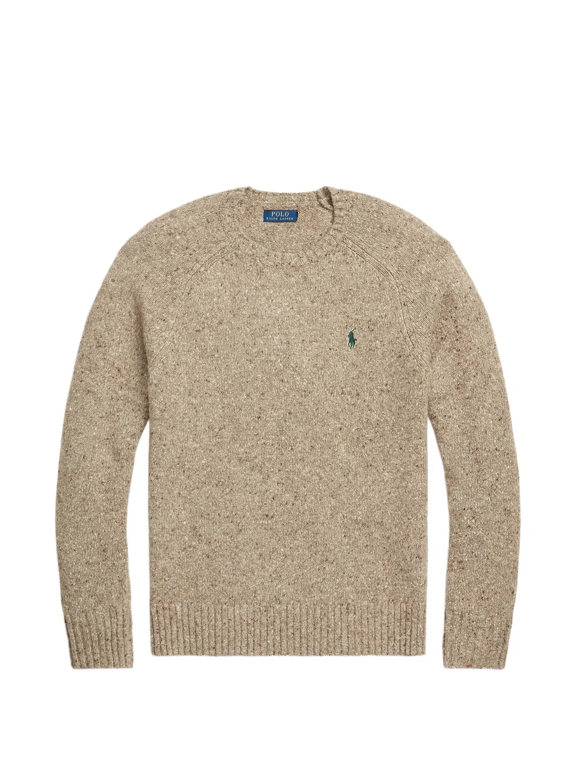 Polo Ralph Lauren Джемпер с вышитым логотипом, нейтральные оттенки