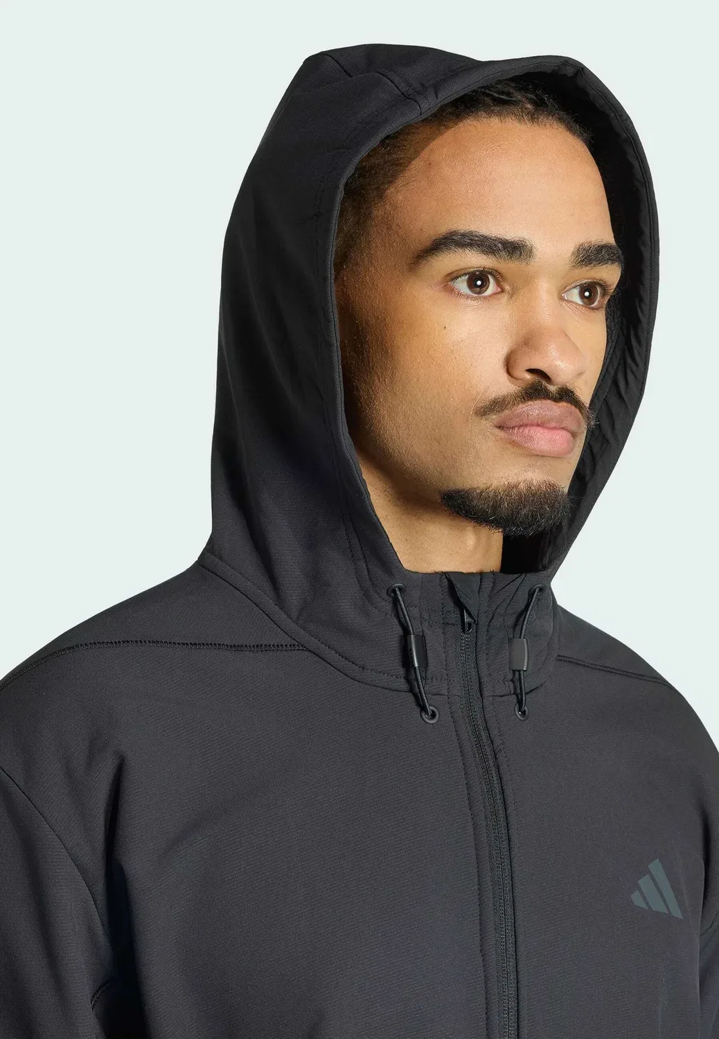 Куртка-Толстовка D4T climawarm на молнии - толстовка на молнии Adidas Performance, Black — фото 3
