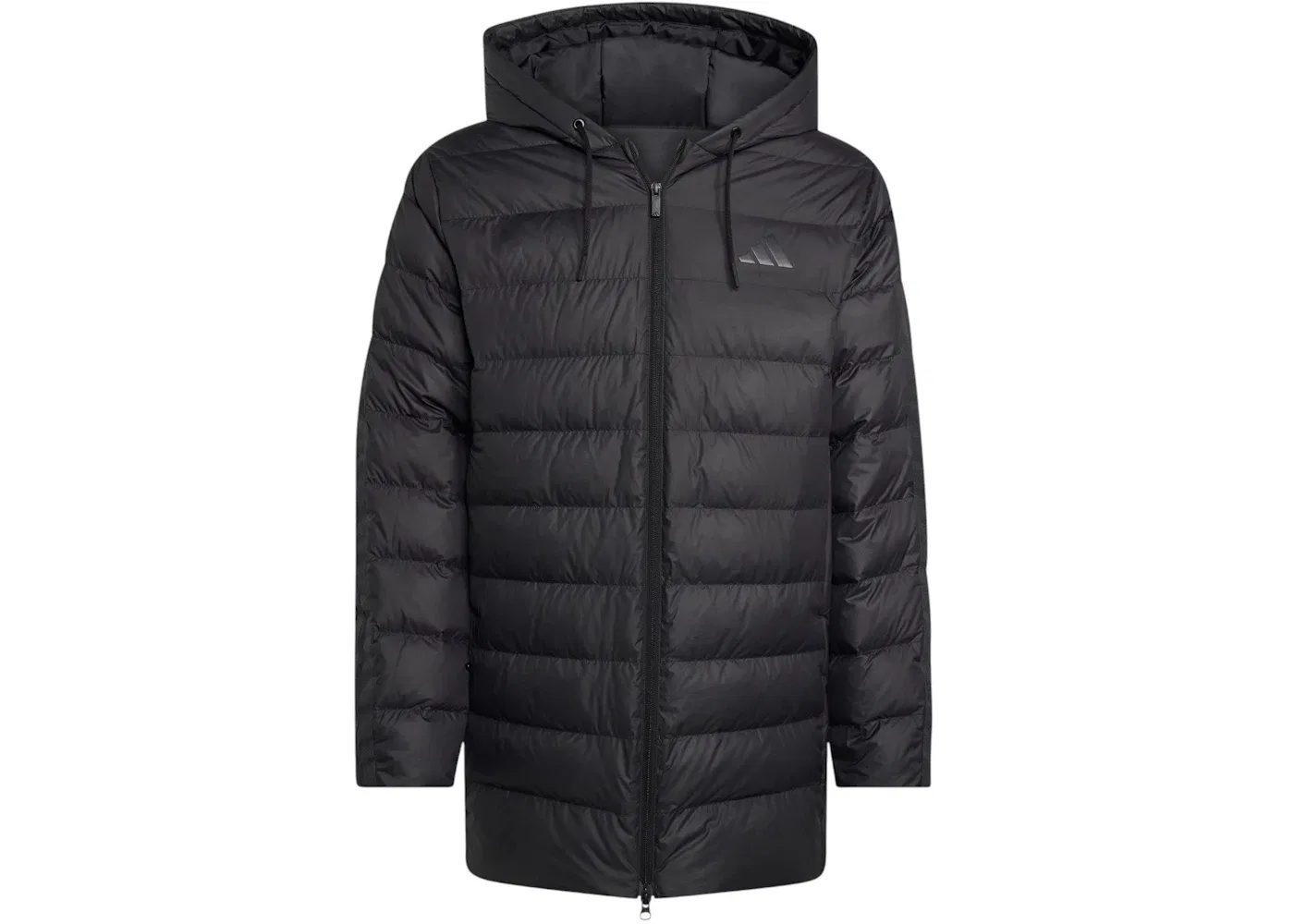 Мужская парка с длинным рукавом Adidas Black
