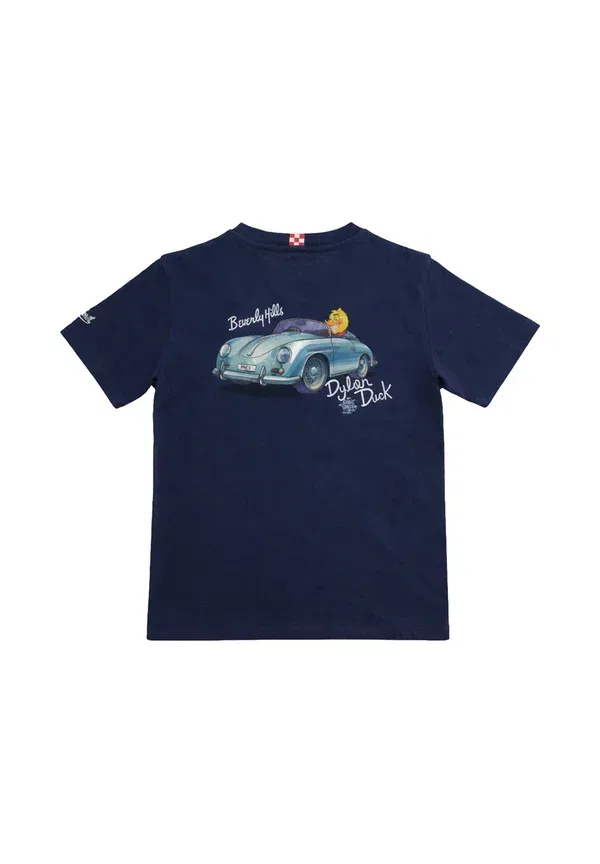 Футболка с принтом T shirt bambino, Mc2 Saint Barth, синий — фото 2