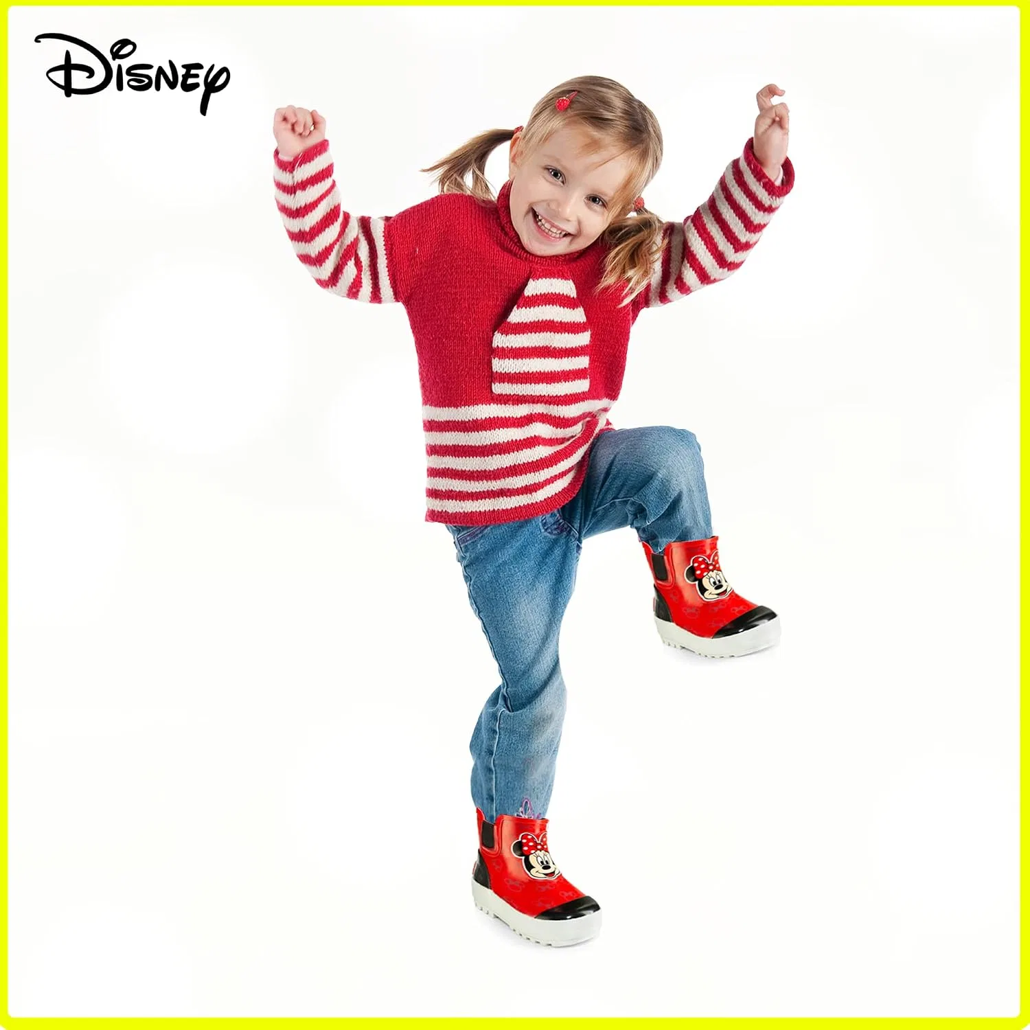 Детские резиновые сапоги для мальчиков и девочек Mickey Mouse Disney, Red — фото 4