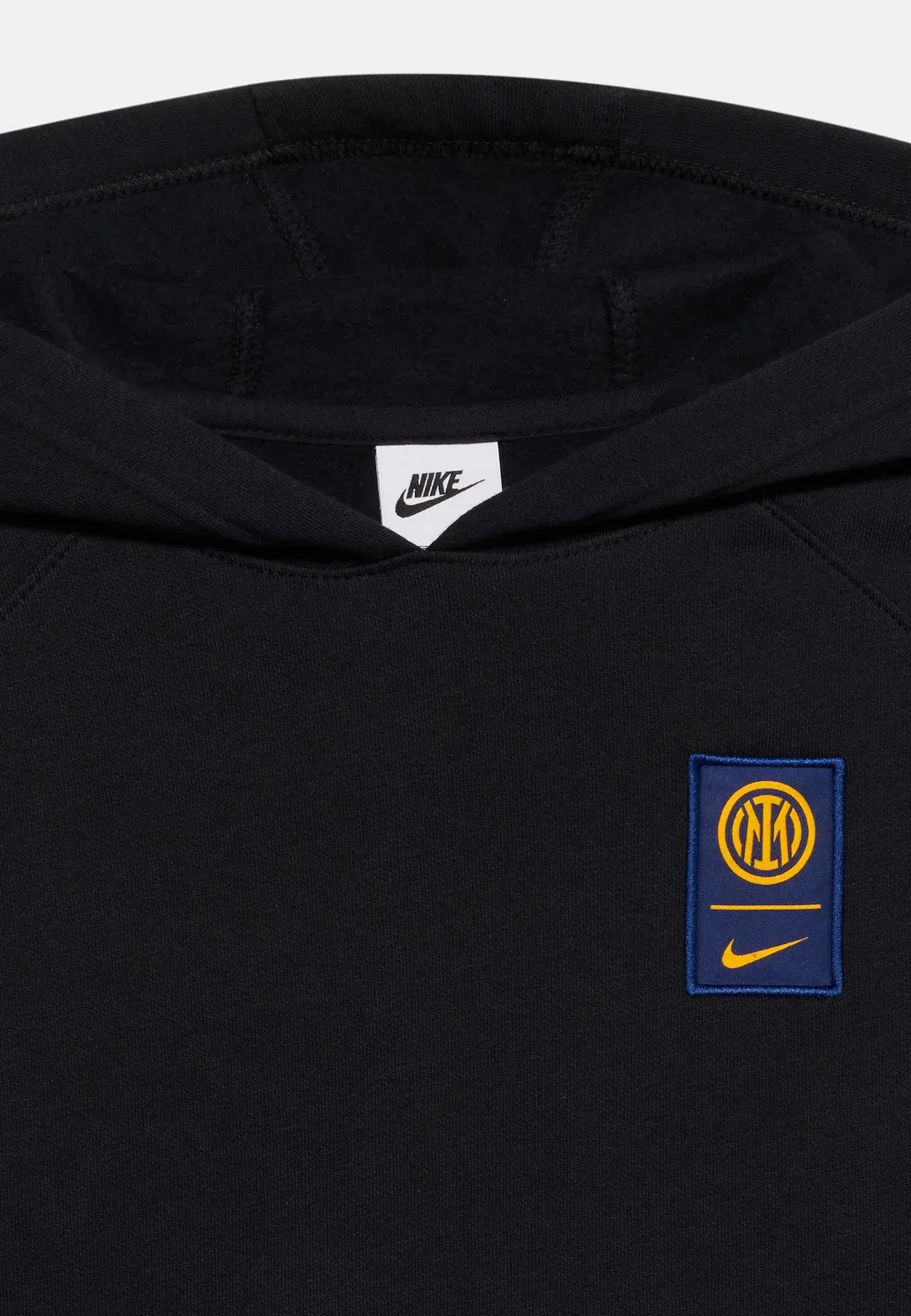Худи Inter Milano унисекс - клубная одежда Nike Performance, Black/Lyon Blue/University Gold-Coloured — фото 3