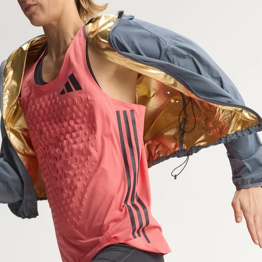 Спортивная куртка ADIDAS PERFORMANCE 'Adizero Blaze' цвета «базальтово-серый» — фото 4
