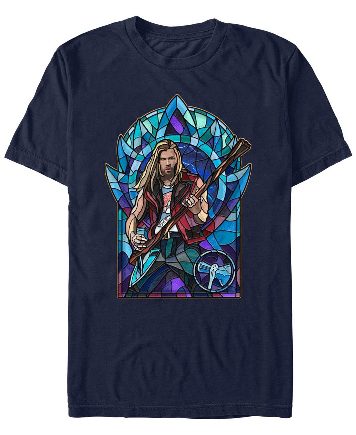 

Мужская футболка с коротким рукавом marvel likeness thor movie 4 thor glass Fifth Sun, синий, Синий;черный, Мужская футболка с коротким рукавом marvel likeness thor movie 4 thor glass Fifth Sun, синий