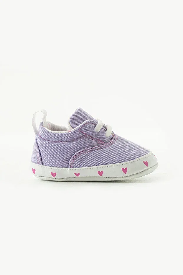 Детские ботинки для девочек с принтом Yummy Kids, Purple — фото 2