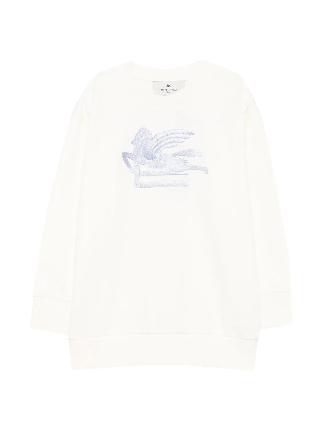 ETRO Толстовка с вышивкой Пегаса, нейтральные